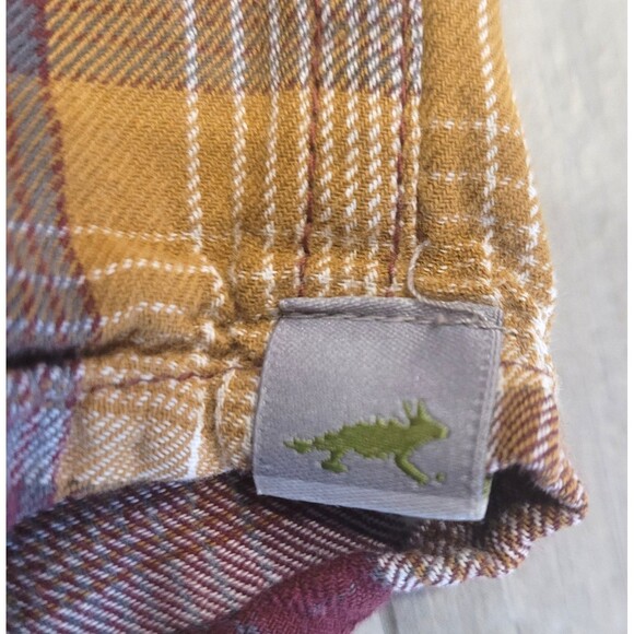 Horny Toad Mens Plaid Shirt M Medium Organic Cotton Long Sleeve Button Front - Picture 3 of 6